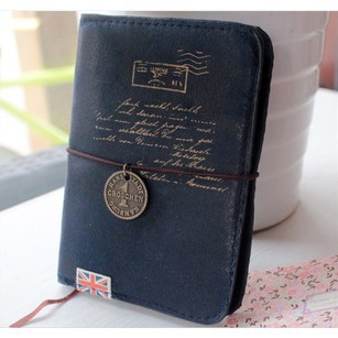 4 colors 2013 hot Vintage Leather Journal A6 Notebook Fashion Bind Diary Book Notepad Stationery Cre