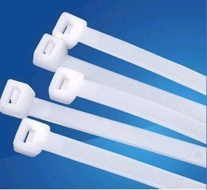 4value 200pcs White Nylon Cable Wire Zip Ties Cable Ties