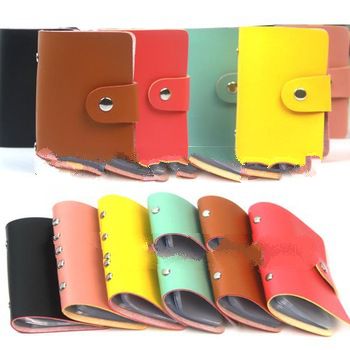 7 Colors Women's Cute Holder Wallet Business Pocket Fashion ID Card Credit Bag Case Box CY0715 F