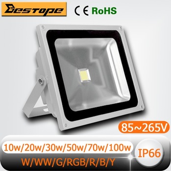 AC85V~265V Waterproof LED Flood Light 10w/20w/30W/50W/70W/100W Floodlight Warm/Cool White/Red/Blue/G