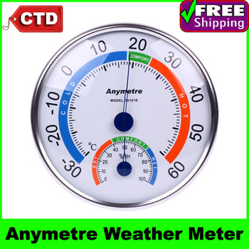 Anymetre TH101E Thermometer and Hygrometer for Indoor Use - White