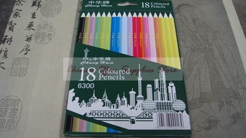 CHUNGHWA Coloured Pencils 18pcs in 18 Different Colours in One Box