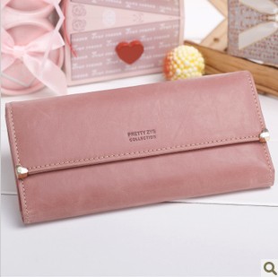FREE SHIPPING high quality Zipper Leather Purse ladies clutch wallet pouch/clutch for women 8 colors