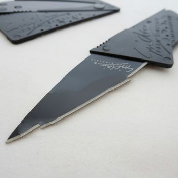 Free Shipping 10pcs Pocket Black Iain Sinclair Cardsharp 2 Portable Credit Card Knives Wallet  Safet