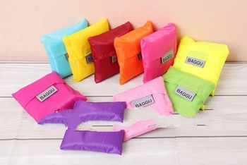 Free Shipping!10pcs/lot BAGGU Shopping bag many colors available Eco-friendly reusable folding handl