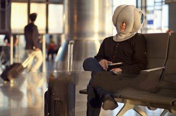 Free Shipping 1Piece The Ostrich Pillow Grey Travelling Pillow