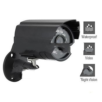 Free shipping 1/3" Color Night Vision Indoor/Outdoor security CMOS -CCD IR CCTV Camera