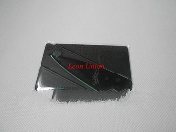 Free shipping! (5pc/lot) Cardsharp card sharp 2 Credit Card Folding safety Knife Black Blade