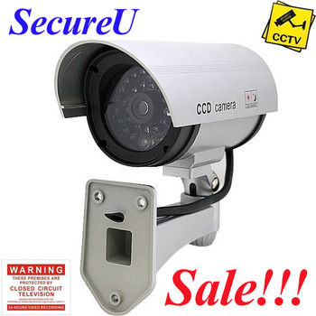 Free shipping cheapest emulational IR fake decoy dummy security surveillance CCTV outdoor bullet wat