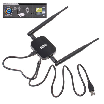 High Power 2.4G 2.4GHz Signal King 48DBI USB Wireless Networking Wifi Adapter Antenna 150Mbps Ralink