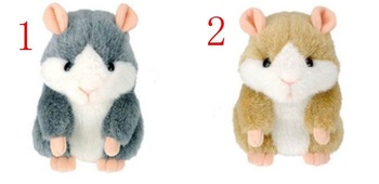 Hot Cute Speak Talking Sound Record Hamster Talking Plush Toy Animal 2KING COLORS