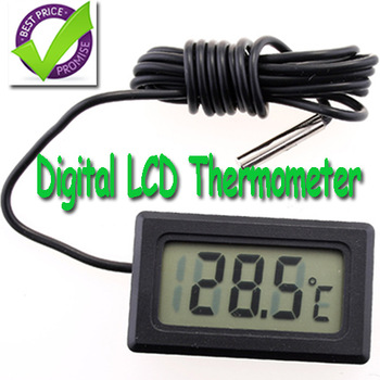 LCD Fridge Freezer Temperature Digital Thermometer, free shipping, dropshipping