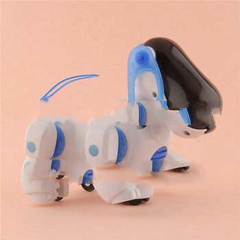 Lovely Electronic Robot Walking Dog Puppy Toy Music Shine Pet Safe Kids Toy Lights Freeshipping