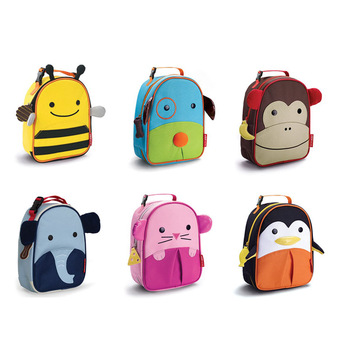 New 2013 Children Zoo Lunch Bags Multi-function Meal Package bag kids school  brand bag