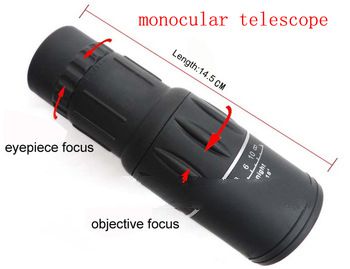 New Generation Dual Focus! 16x Zoom In 66M/8000M Field Monocular Telescope Sports Hunting Concert Sp