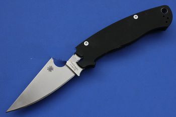 Spyderco Paramilitary 2 Knife S30V G-10 Scales (3.44" Satin Plain) C81GP2 Free Shipping