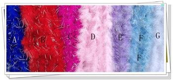 free shipping 20Pcs/lot 200cm(79") Chicken Feather Strip Wedding Marabou Feather Boa 11 Color s