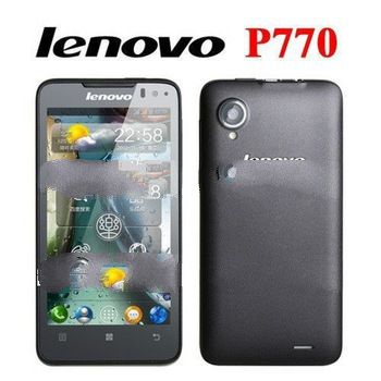 lenovo P770 black original phone MTK6577 3G Android 4.1 Dual-core 1.2G 4.5" QHD IPS 3500mAH Bat