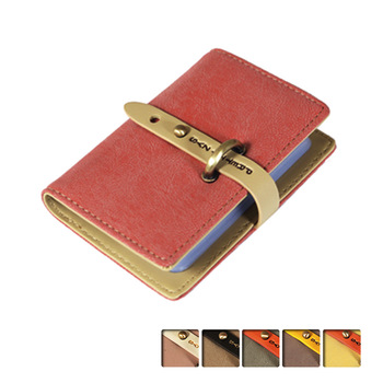 new 2013 card holder color block lock button drawstring scrub business women multi card holder