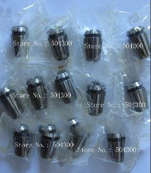 standard quality er11 collet set 13 pcs  from 1 mm to 7 mm for CNC milling lathe tool and spindle mo