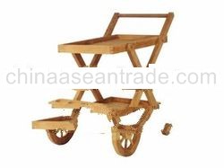 Teak Garden Furniture Serving Trolley