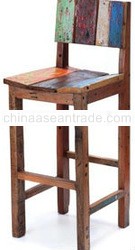 STOOL MADE OF OLD BOAT WOOD BWS17