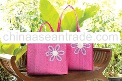 Pink Beach Bag And Shopper