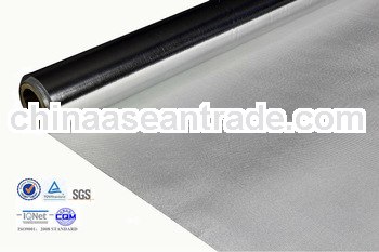 0.2mm thermal insulation fiberglass fabric with 10 micron aluminum foil made in china