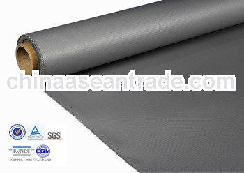 0.4mm silicon coated fiberglass fireproof anti heat material