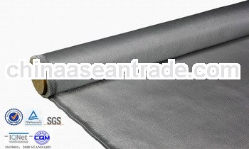 0.6mm fire resistant insulation 690gr pu coated fiberglass fabric