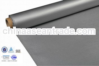 0.8mm 37oz silicone coated glass fiber fabric pipe insulation cladding