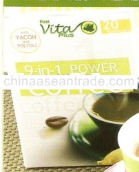 First Vita Plus 9-in-1 Power Coffee with Yacon