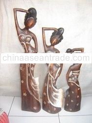 Wooden Abstract Statue
