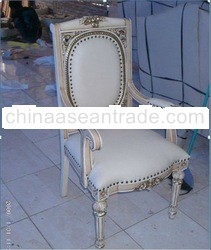 CIERCE White Mahomany Wooden Dining Chair