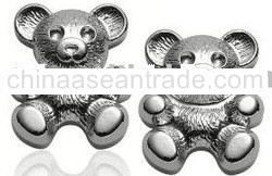 Sterling Silver Children's Teddy Bear Earrings