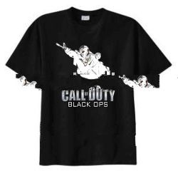 New Tee T-Shirt With CALL OF DUTY BLACK OPS Image