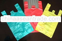 Vest carrier poly plastic bag made in 