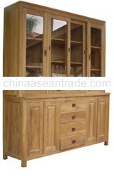 Buffet Cabinet 6 drws 8 Doors Glass