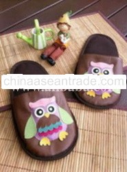 Owl handmade slipper