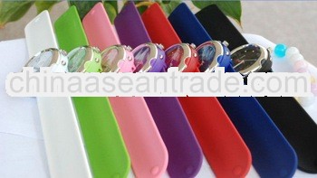 100% Eco-friendly Silicone Slap Watch In Various Colors