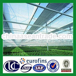 100% VIRGIN HDPE with UV greenhouse sun shade cloth