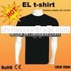 100%cotton led flashing t-shirt,led flashing tshirt,EL Flashing T-Shirt