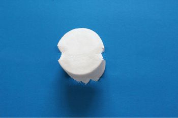 100% cotton round 6cm diameter cosmetic cotton pad