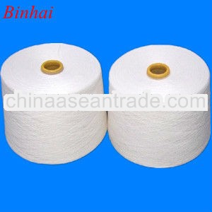 100% virgin polyester spun yarn for knitting and weaving 30s/1