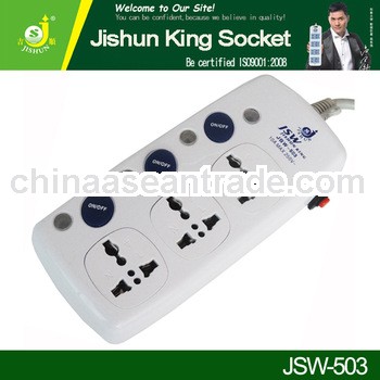 10A Dubai Power Socket With Switch/10 Amp 3 Gang Switched Socket With Overload Protect