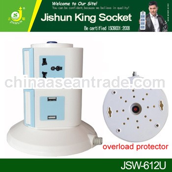 10A Extension Surge Protector Socket With Wire For Universal Relay