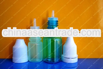 10Ml Blue PET clear juice Eliquid Bottle for Ecigaretts