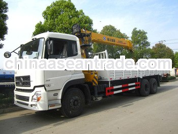 10-12ton DongFeng truck mounted crane, lorry mounted crane