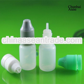 10/20/30ml ldpe e- juice flavors bottle childsafety tamper seal long tip for vape liquid packaging