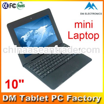 10 inch classmate mini netbook via 8850 android 1G/4G wifi 0.3MP camera laptop computer